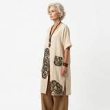 Florentyna | Boho komplet sa vezanom tunikom