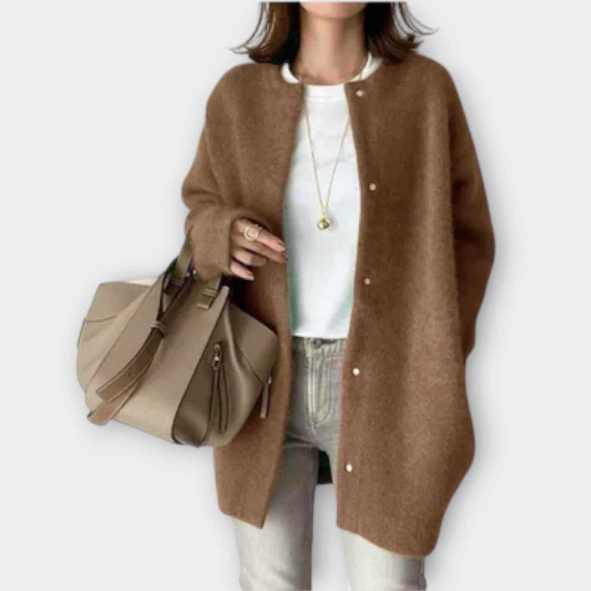 Tereza | Elegantan minimalistički kaput za modernu ženu