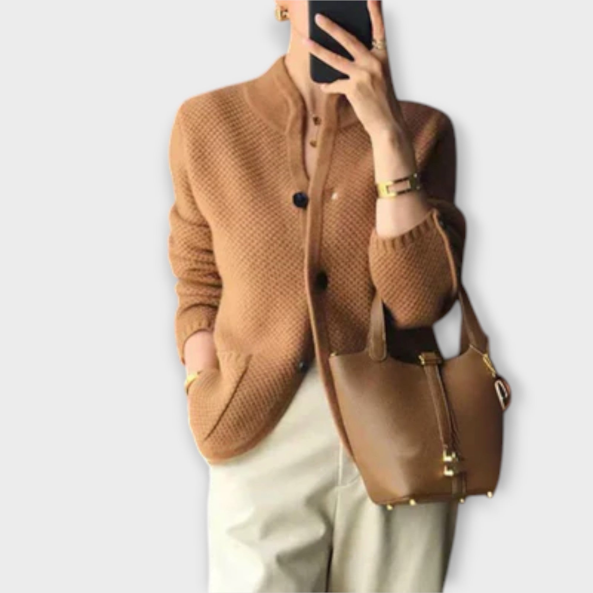 Ivana | Elegantni Pleteni Kardigan