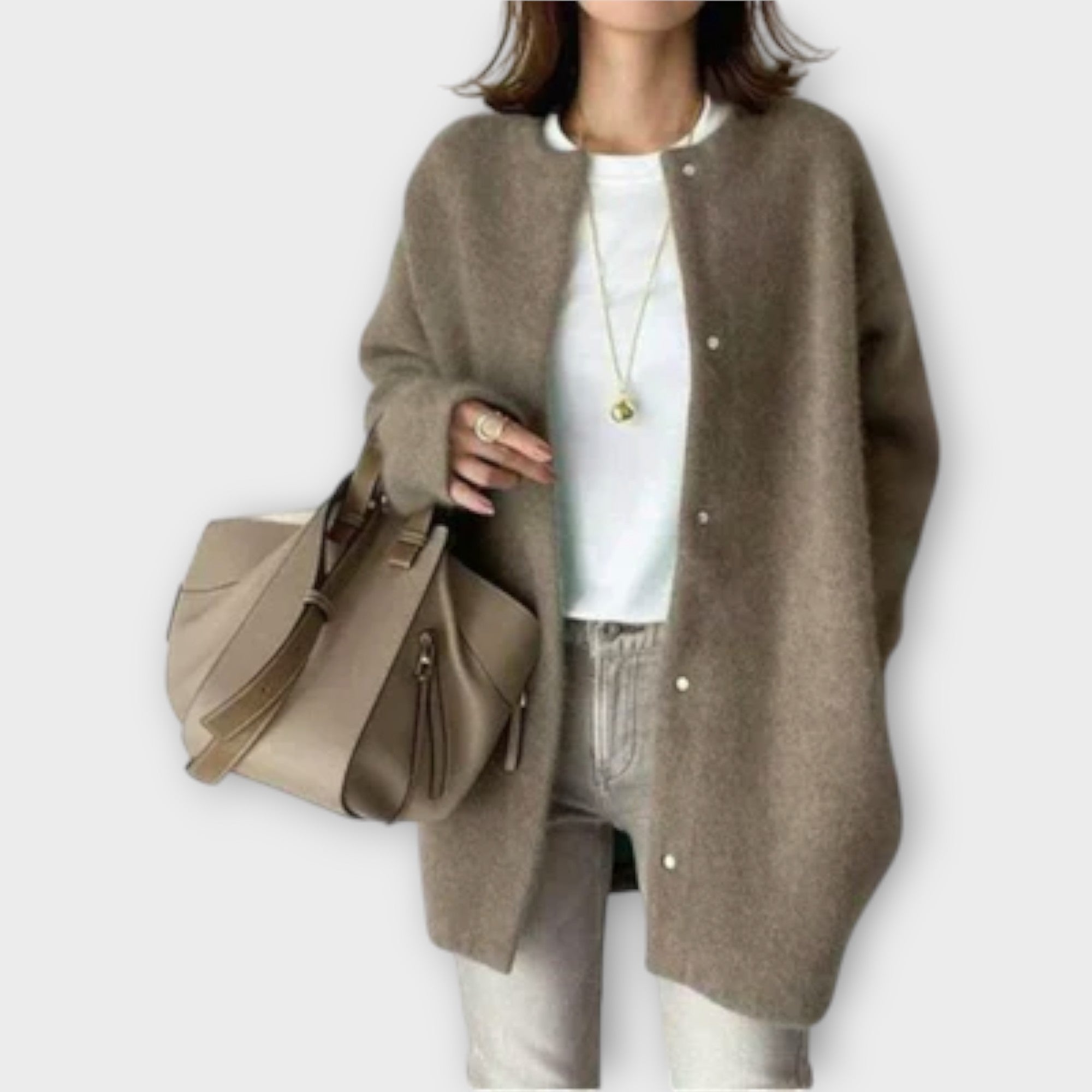 Tereza | Elegantan minimalistički kaput za modernu ženu