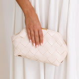 Vasanti Woven Clutch - Bež