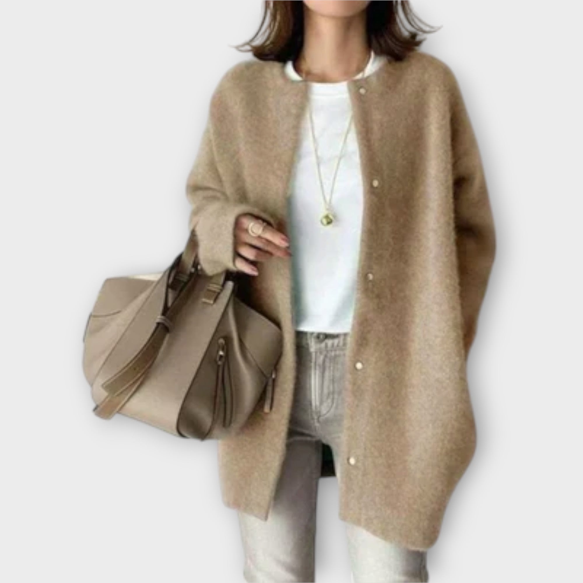 Tereza | Elegantan minimalistički kaput za modernu ženu
