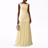 Celeste | Maxi Plisirana Haljina