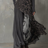 Martina | Duga haljina sa leopard printom