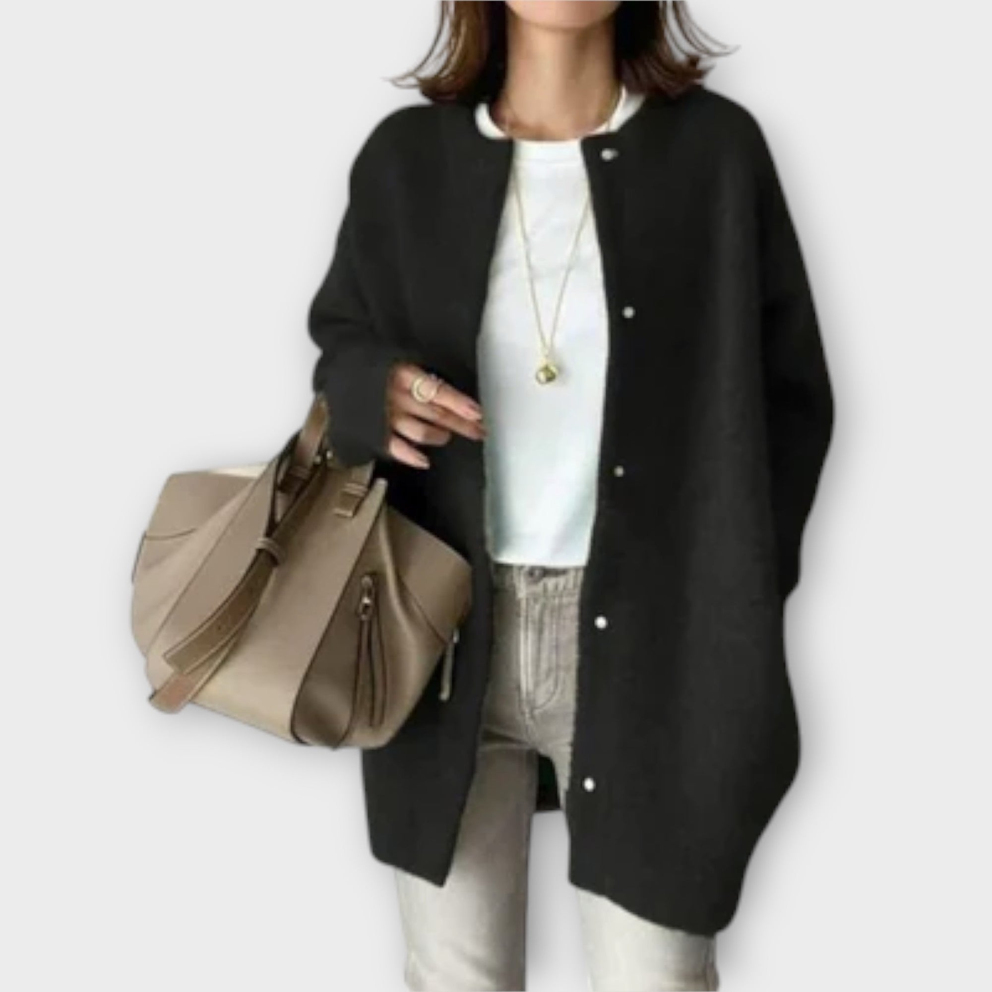 Tereza | Elegantan minimalistički kaput za modernu ženu