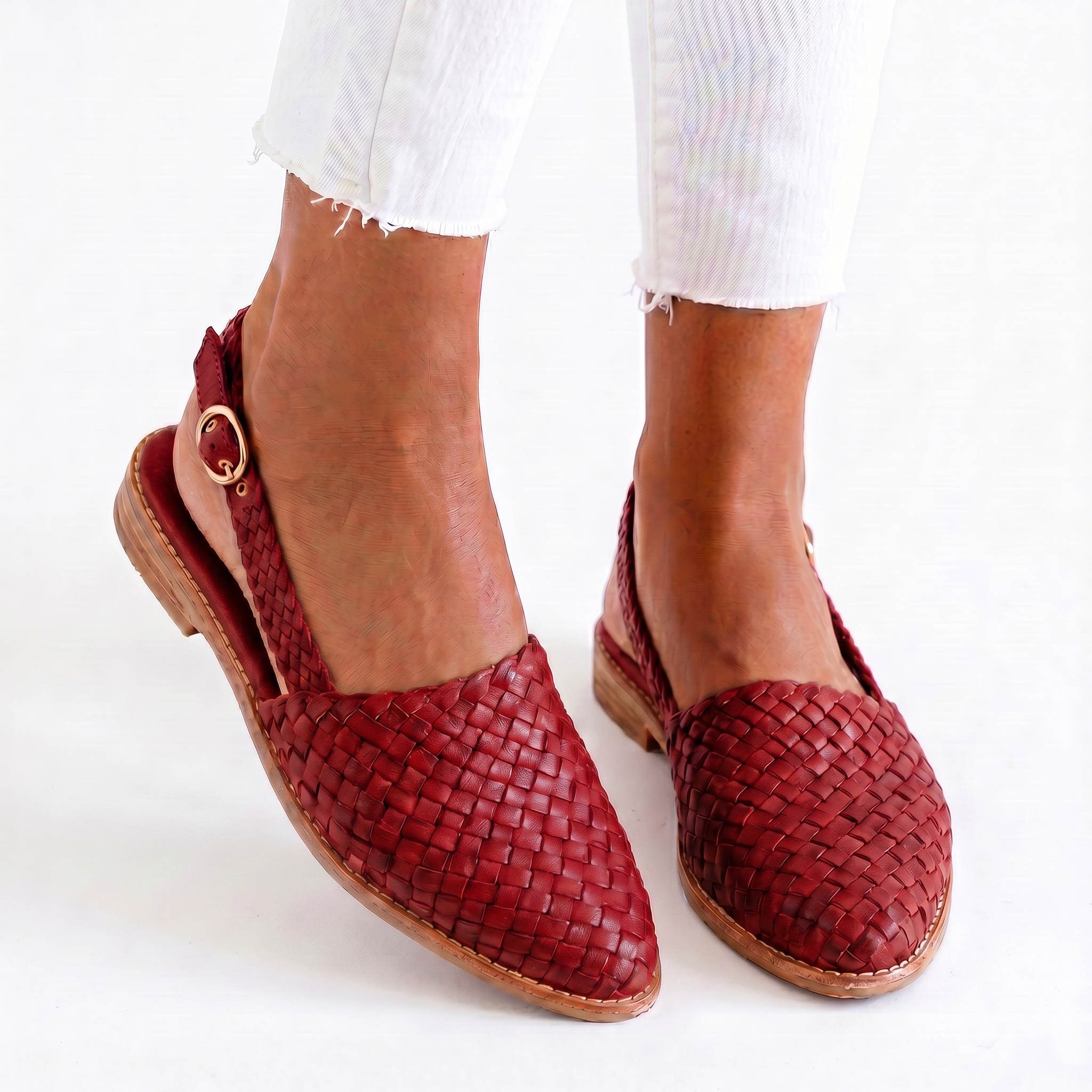 Kristina | Woven Slingback Loafer