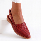 Kristina | Woven Slingback Loafer