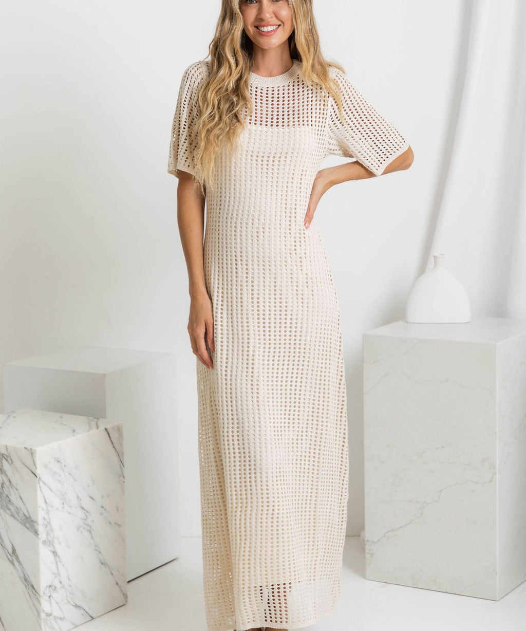 Airlie | Maxi Haljina - Prirodna
