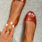 Adelina | Elegantne zlatne udobne sandale