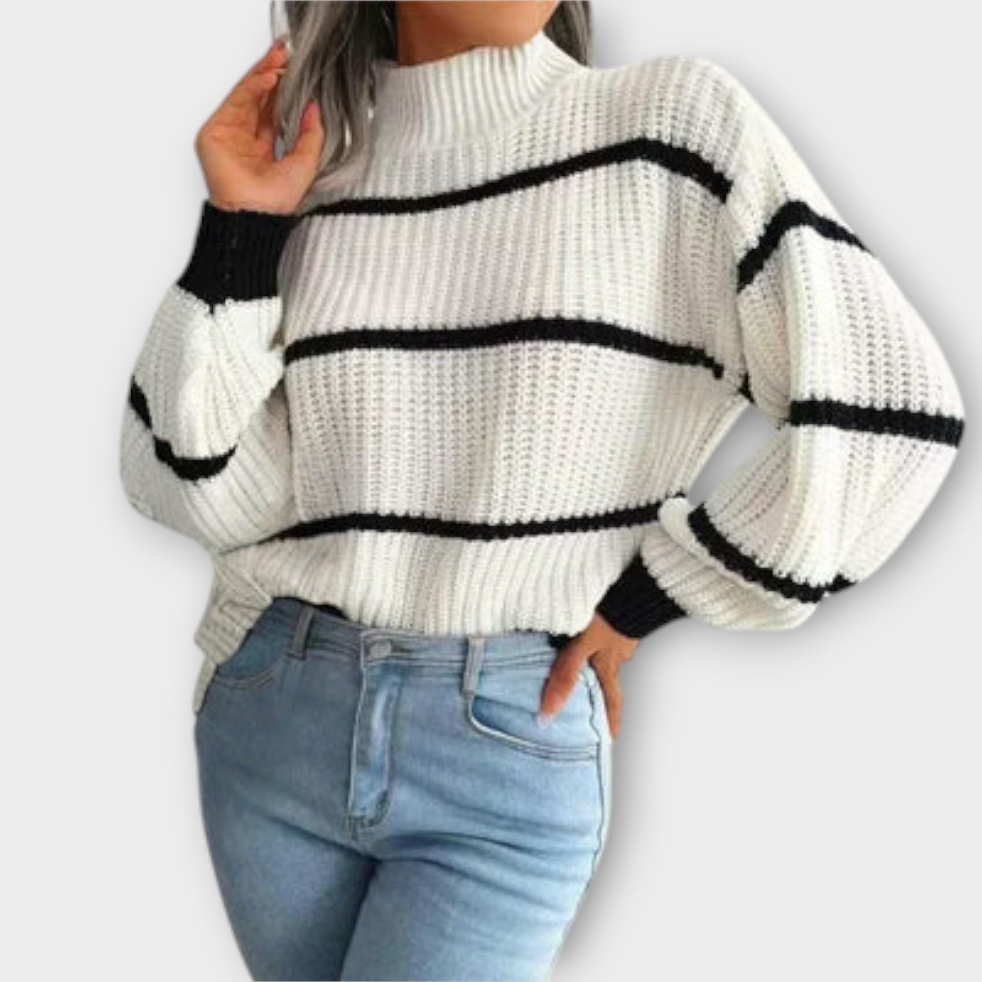 Eva | Oversized Pleteni Džemper