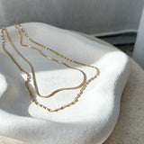 Sarah Twist Necklace Set - Zlato