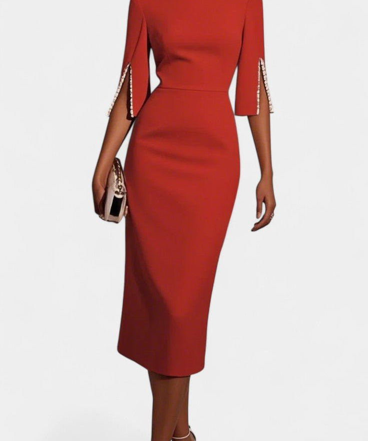 Reece Midi Haljina | Stilizirana
