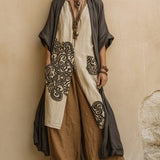 Florentyna | Boho komplet sa vezanom tunikom