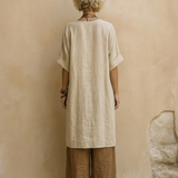 Florentyna | Boho komplet sa vezanom tunikom