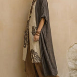 Florentyna | Boho komplet sa vezanom tunikom