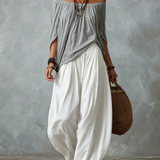 Hania | Boho komplet sa ležernom bluzom