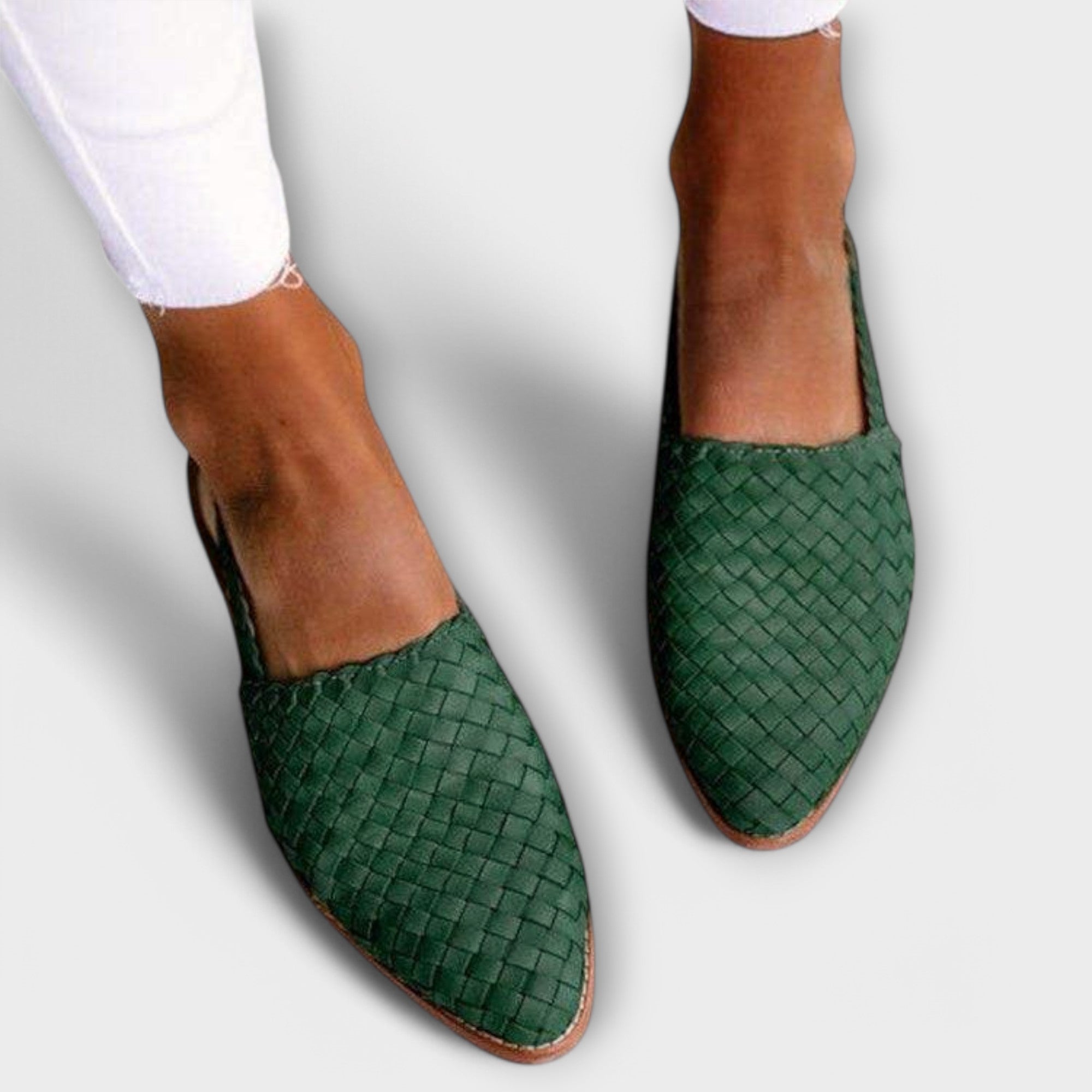Kristina | Woven Slingback Loafer
