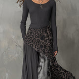 Martina | Duga haljina sa leopard printom