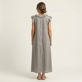 Josette | Haljina Maxi od Lna sa Ruffles