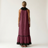 Mayline | Halter Maxi Haljina bez Rukava sa Volanima