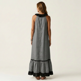 Mayline | Halter Maxi Haljina bez Rukava sa Volanima