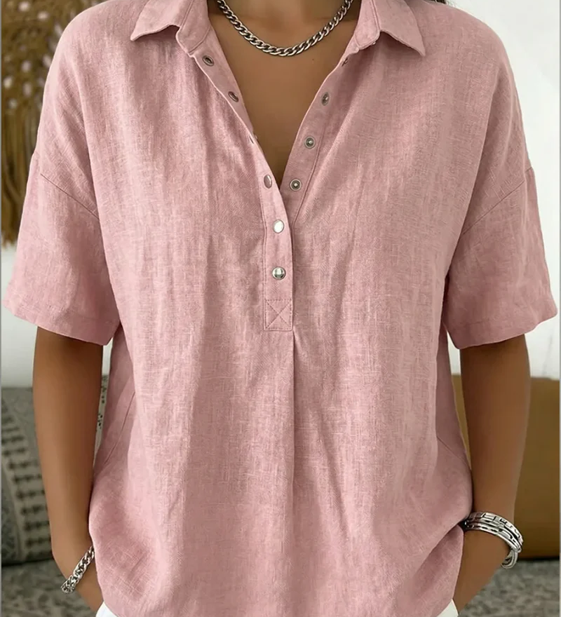 Tessa | Bluza sa kragnom i dugmadima