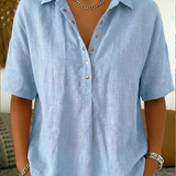 Tessa | Bluza sa kragnom i dugmadima