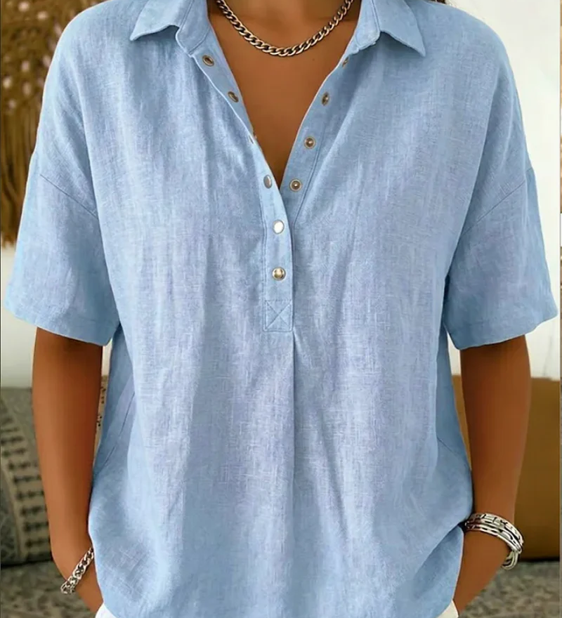Tessa | Bluza sa kragnom i dugmadima