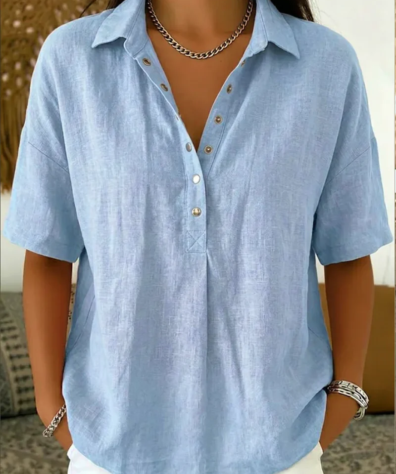 Tessa | Bluza sa kragnom i dugmadima