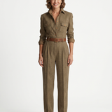 Celia | Karirani Jumpsuit sa Rafiniranim Detaljima
