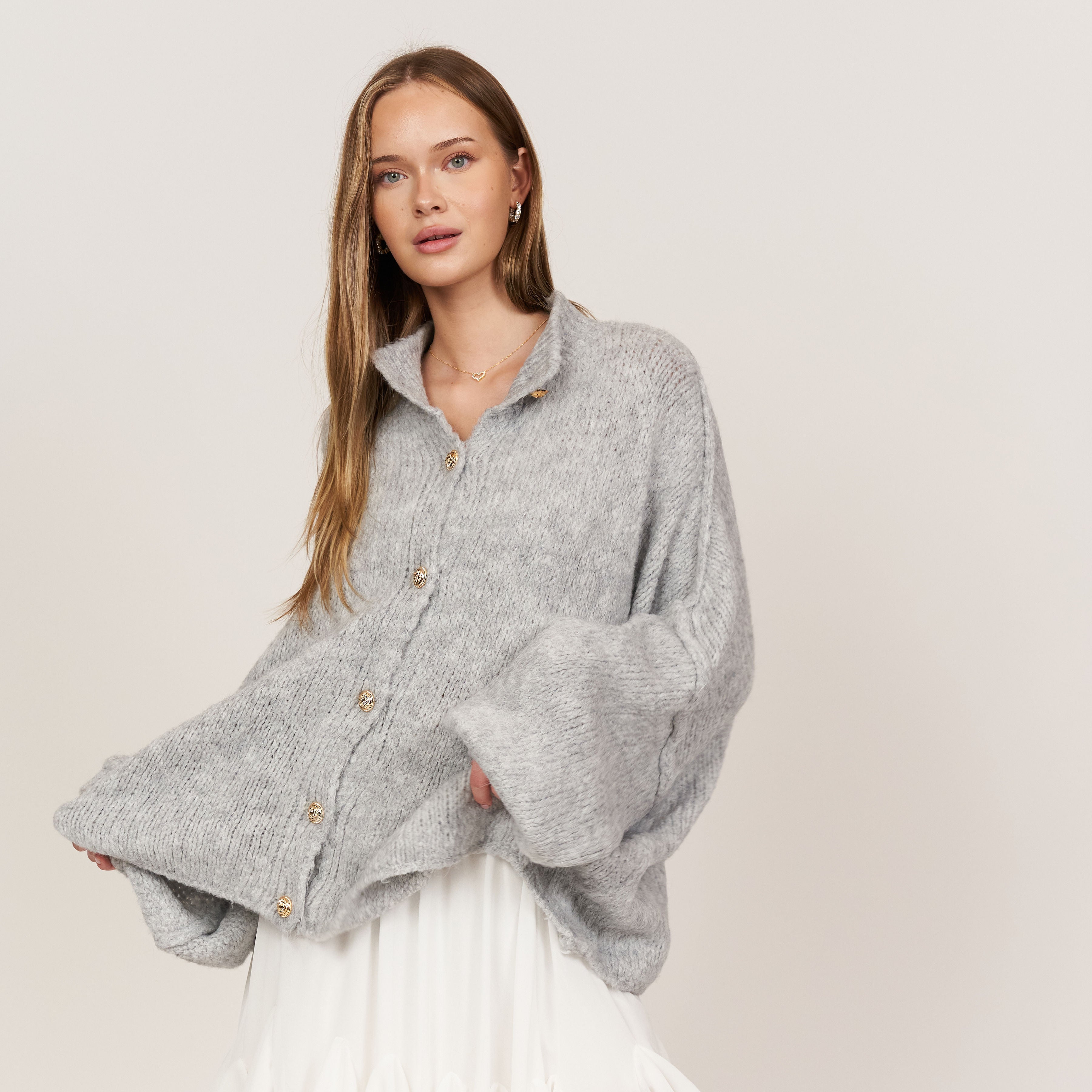 Elena | Oversize Pleteni Kardigan